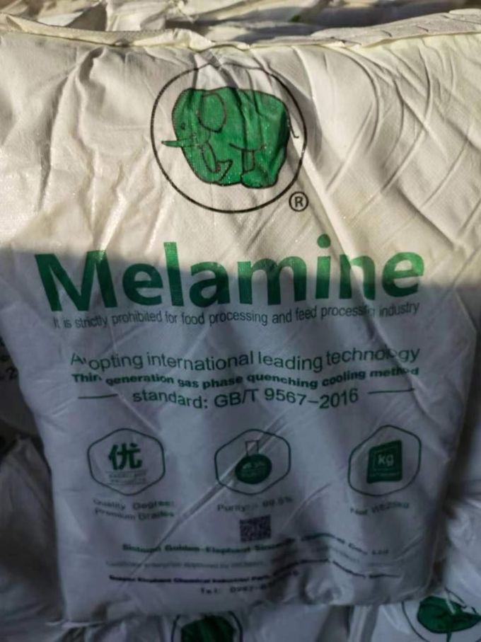 Polvo blanco de la resina de melamina 99,8% de MSDS para el vajilla 11
