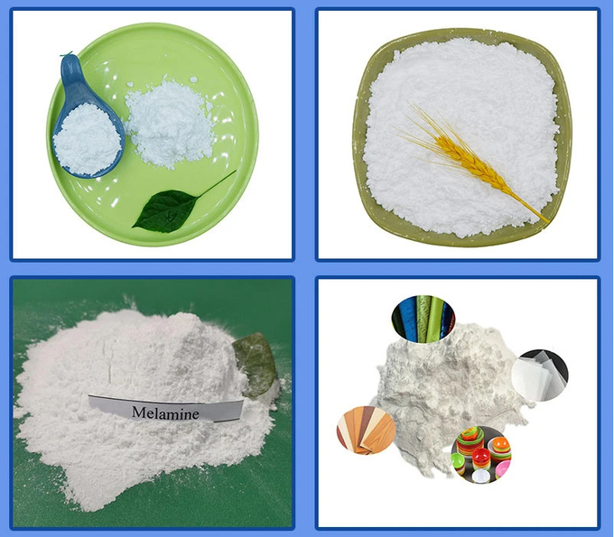 Material blanco de Crystal Melamine Moulding Powder Raw 2