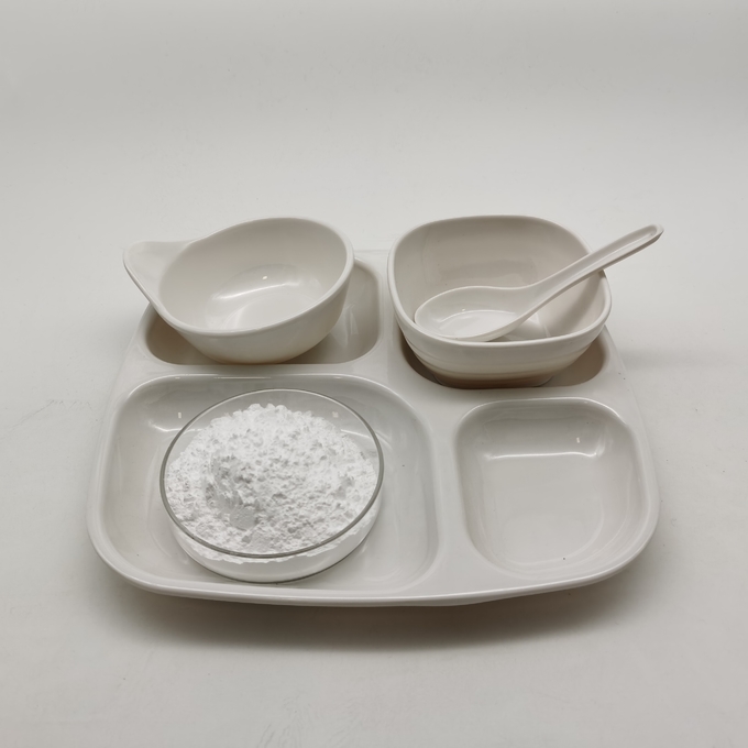 Polvo blanco de la resina de melamina A5 del SGS para el vajilla de la melamina 1