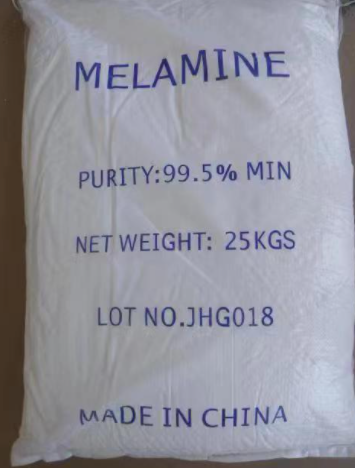 99,5% Min Pure Melamine Powder Cas 108-78-1/94977-27-2 para MF/SMF 3