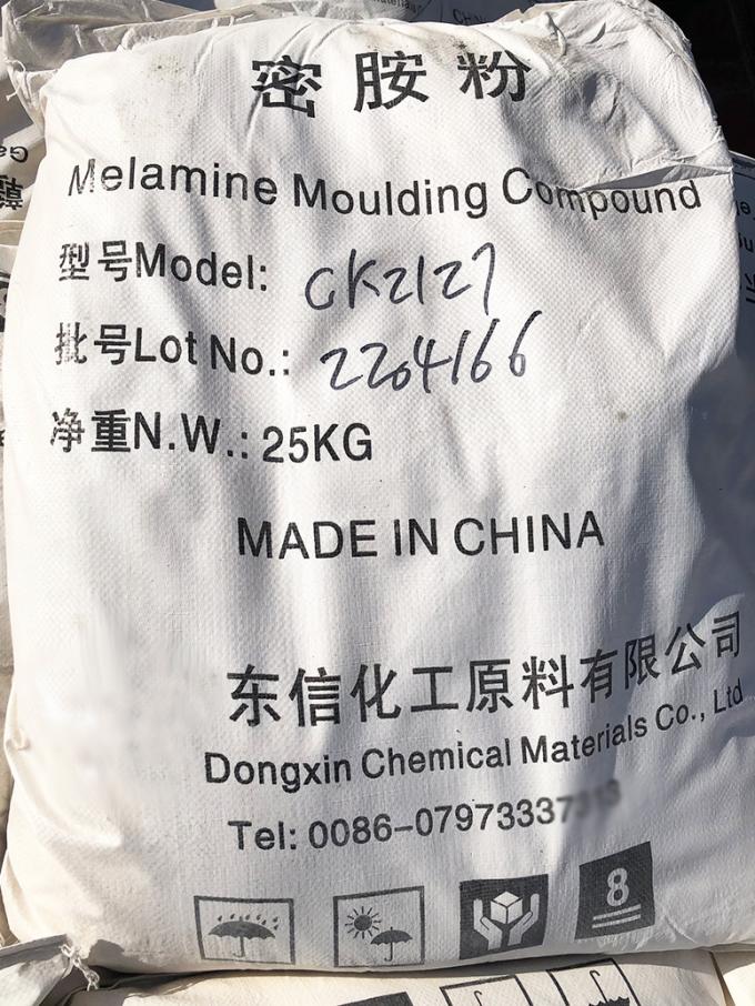 Polvo químico del material de la resina de la melamina que moldea para el moldeado A5 MMC del vajilla de la melamina 0