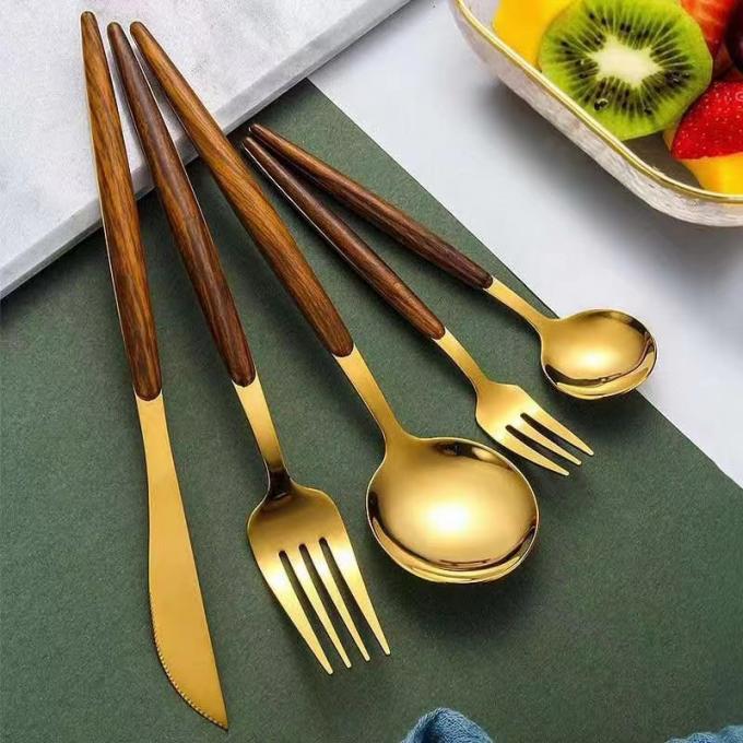 Palillos amistosos Kit For Restaurant Home del cuchillo de la bifurcación de la cuchara del servicio de mesa de la melamina de Eco 1