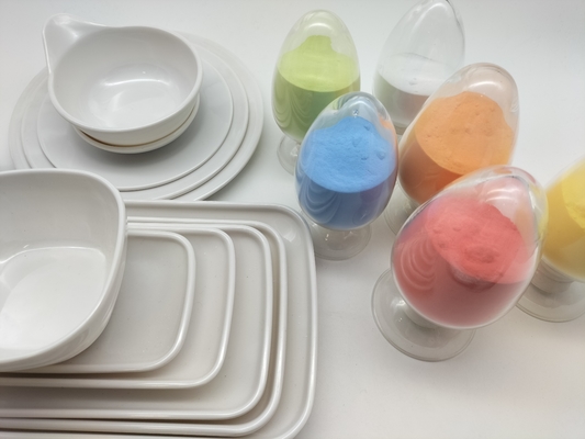 Un buen precio. Compuesto colorido no tóxico del formaldehído del polvo de moldeado de la melamina para el servicio de mesa en línea
