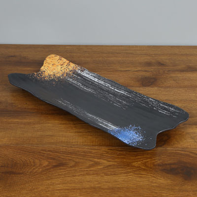 Un buen precio. El rectángulo de imitación del aperitivo de la melamina del hotel del restaurante platea la categoría alimenticia en línea