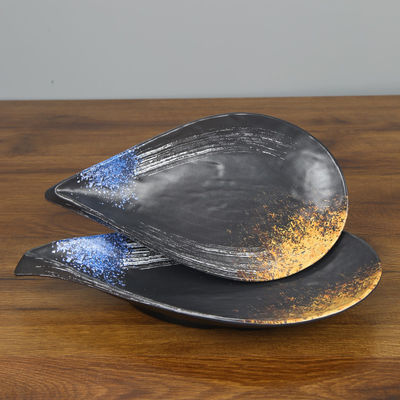 Un buen precio. El triángulo exótico 100% de la placa de la forma de la flor de la placa del descenso del agua de la placa de la melamina formó en línea