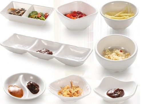 Un buen precio. Artículos de mesa de melamina de color blanco personalizados Cuencas de plástico para servir ramen en línea