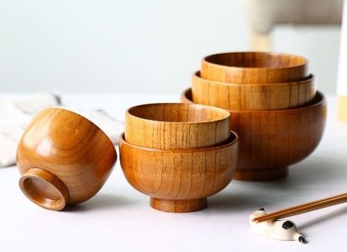 Un buen precio. Conjunto de vajilla de melamina personalizable disponible en diferentes tamaños y colores, vajilla de melamina de estilo de madera en línea