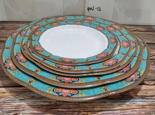 Un buen precio. Conjunto de vajilla de melamina blanca personalizada para cuencas de cocina en línea