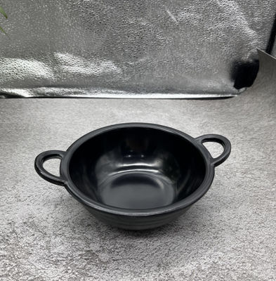 Un buen precio. Conjunto de picnic de melamina con mango negro brillante en línea