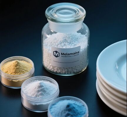 Un buen precio. Durabilidad mejorada Eco-amigable Alta resistencia a los arañazos Melamina de moldeo en polvo Compuesto de moldeo amino en línea