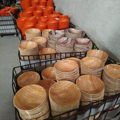 Un buen precio. Juegos de vajilla de melamina personalizables, no tóxicos y resistentes a los arañazos para hoteles y restaurantes en línea