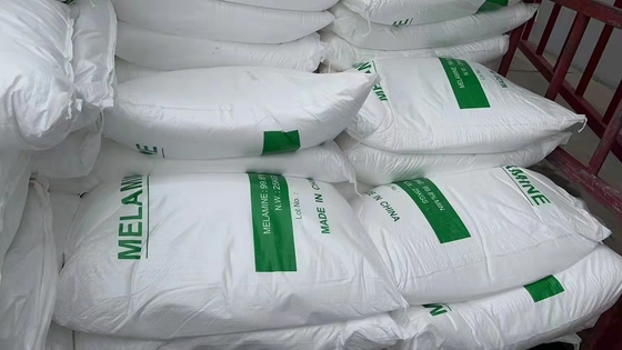 Un buen precio. EINECS 203-615-4 Tripolycyanamide, 99,8 Min Purity Melamine Powder en línea