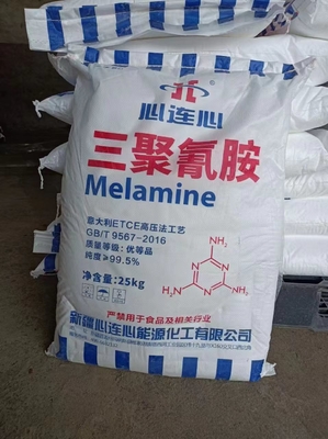 Un buen precio. 99,5 99,8 Min Purity High Pressure Melamine para la capa de la madera contrachapada de madera del vajilla en línea
