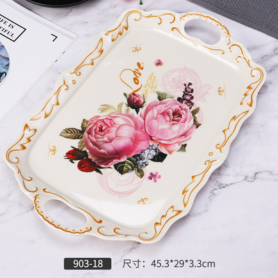 Un buen precio. Melamina amistosa del postre de Eco del nuevo estilo que sirve a Tray With Custom Logo en línea