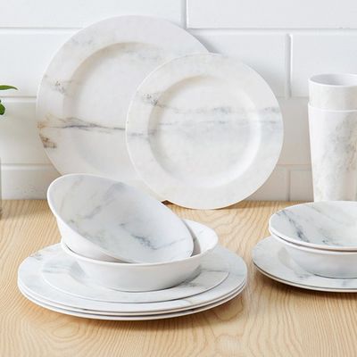 Un buen precio. Cuenco blanco amistoso de la porción de la melamina del color de Eco para los Ramen virtualmente irrompibles en línea