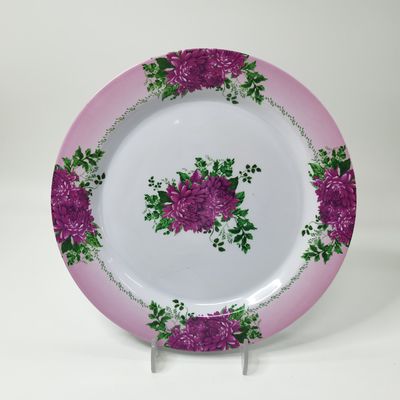 Conjunto de regalos de plato de cena de melamina rosa encantadora JD-30808