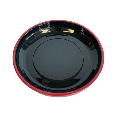 Un buen precio. Cuenco de servicio negro 100% de melamina Superficie lisa fácil de limpiar vajilla duradera en línea