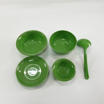 Un buen precio. 450g de melamina en bandeja de servicio con una gama ilimitada de color en polvo y opciones de color ilimitadas en línea