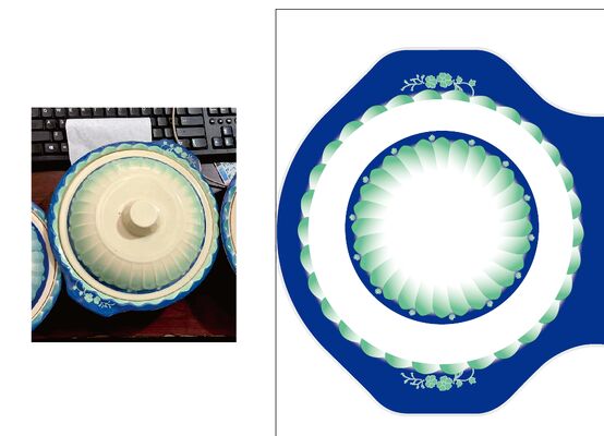 Un buen precio. Papel de decal de melamina de calidad alimentaria resistente al calor impreso a medida para la fabricación de vajillas en línea