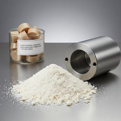Un buen precio. Compuesto de moldeo de formaldehído de urea de color personalizado para vajilla de melamina. CAS 9011-05-6 en línea