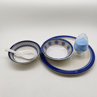 Un buen precio. Compuesto de moldeo de melamina con 99.8% de pureza, resistencia al calor y alta resistencia para vajilla duradera en línea