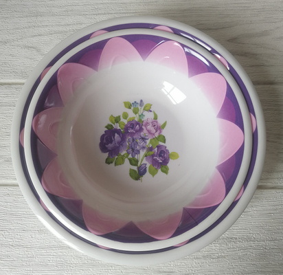 Un buen precio. Diseño floral 100% de la placa de cena de la melamina del alto grado en línea