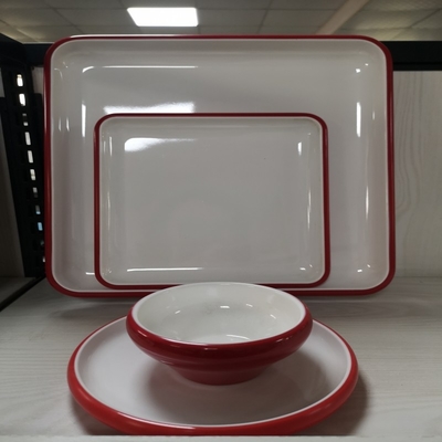 Un buen precio. Placa de cena plástica baja durable de la melamina del restaurante en línea