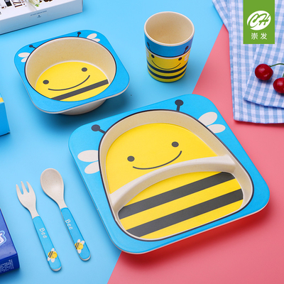 Un buen precio. La salud amistosa de Eco sirve los sistemas del servicio de mesa de la melamina para el bebé de los niños en línea
