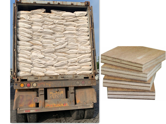 Un buen precio. La resina de formaldehído de urea de la melamina de China pulveriza Cas 9011 OEM 05 6 para la madera contrachapada en línea