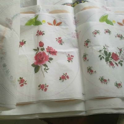 Un buen precio. la melamina 100% del brillo de 40G 45G cubrió el papel para la impresión del vajilla en línea