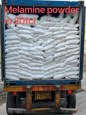 Un buen precio. Polvo blanco de la melamina CAS108-78-1 99,5% para la resina de la madera contrachapada en línea